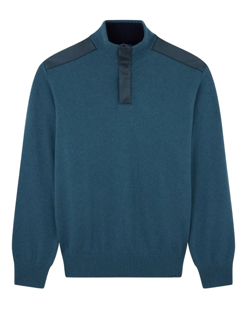 Paul & Shark x Loro Piana half-zip sweater - Blau Blau