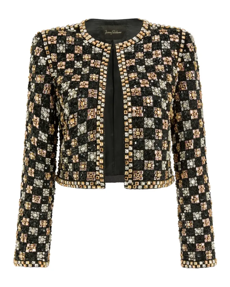 Jenny Packham Dahlia Jacke mit Kristallen - Schwarz Schwarz