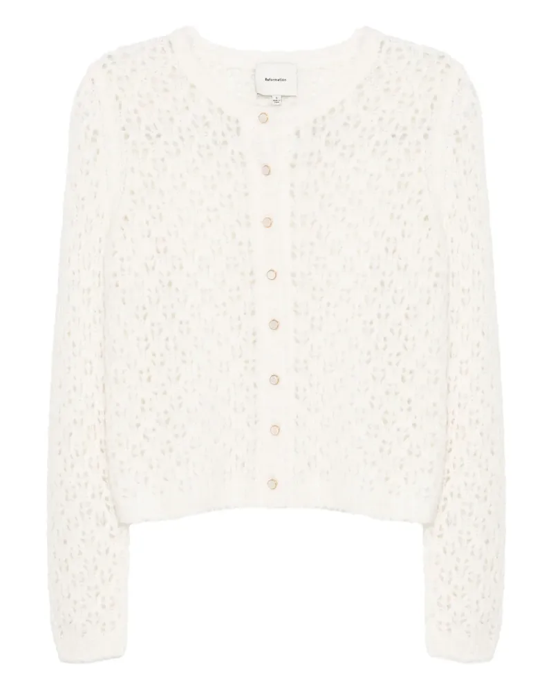 Reformation Clara Cardigan - Nude Nude