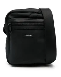 Calvin Klein Kuriertasche mit Logo-Patch Schwarz