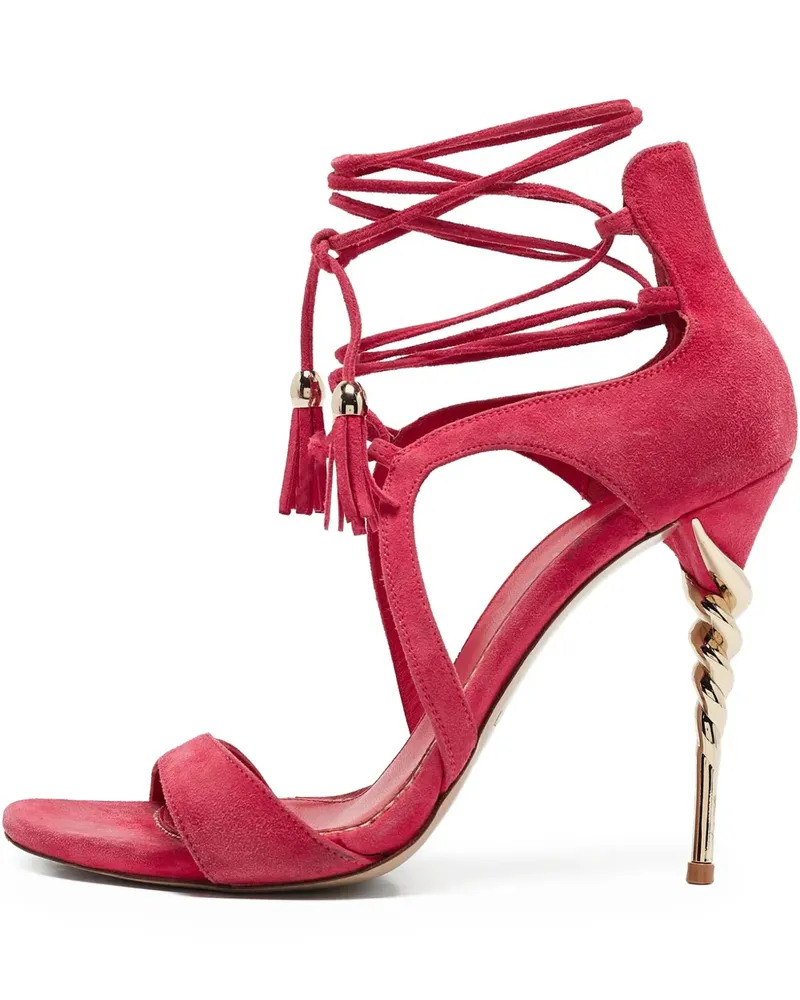 Le Silla Sandalen mit Schnürung - Rot Rot