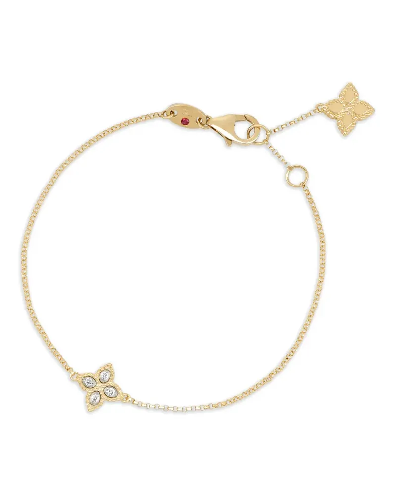Roberto Coin 18kt Gelbgoldarmband mit Diamanten Gold