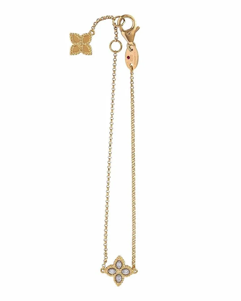 Roberto Coin 18kt Gelbgoldarmband mit Diamanten Gold