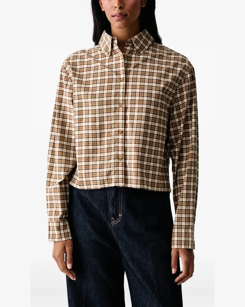 Barbour Kastiges Ravenshill Hemd - Braun Braun