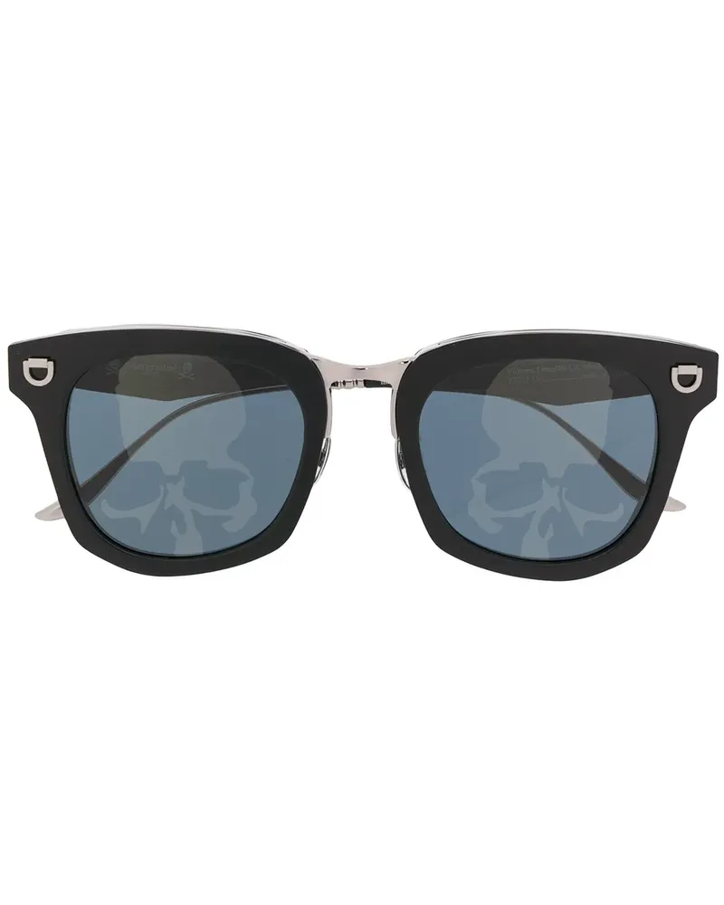 Mastermind World metallic detail sunglasses - Schwarz Schwarz