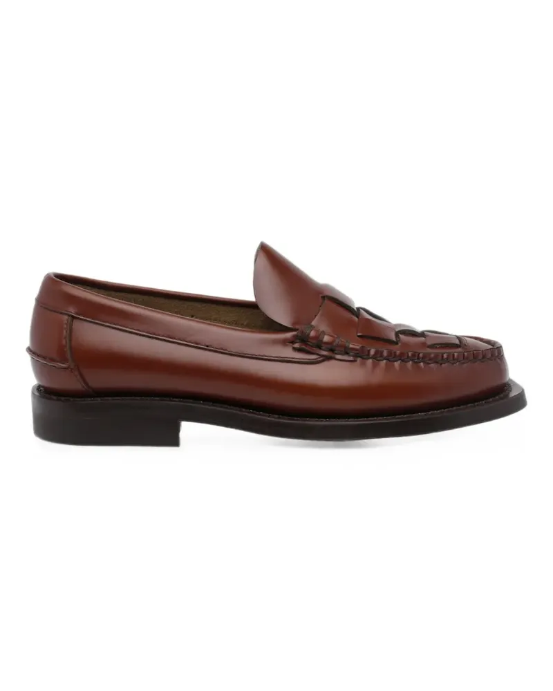 HEREU Gewebte Nomblea Loafer - Braun Braun