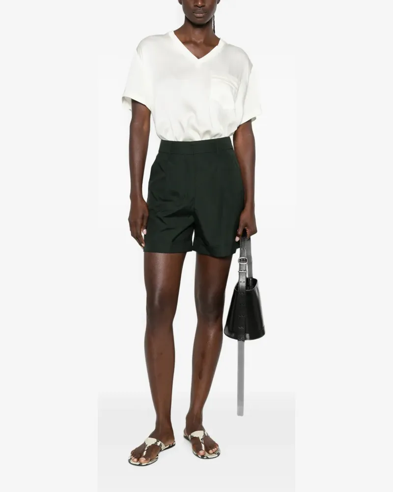 Fabiana Filippi chest-pocket V-neck T-shirt - Weiß Weiß