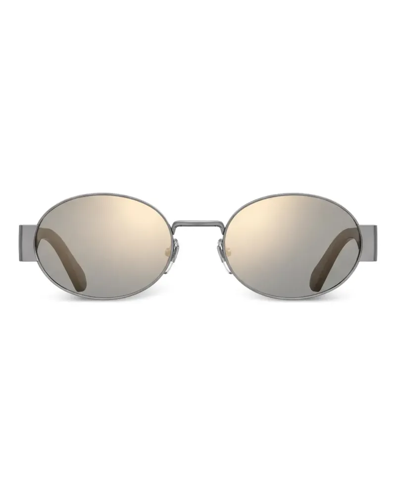 Moschino Sonnenbrille mit ovalem Gestell - Grau Grau