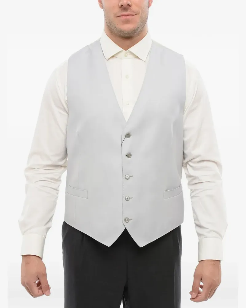 Corneliani single-breasted waistcoat - Grau Grau