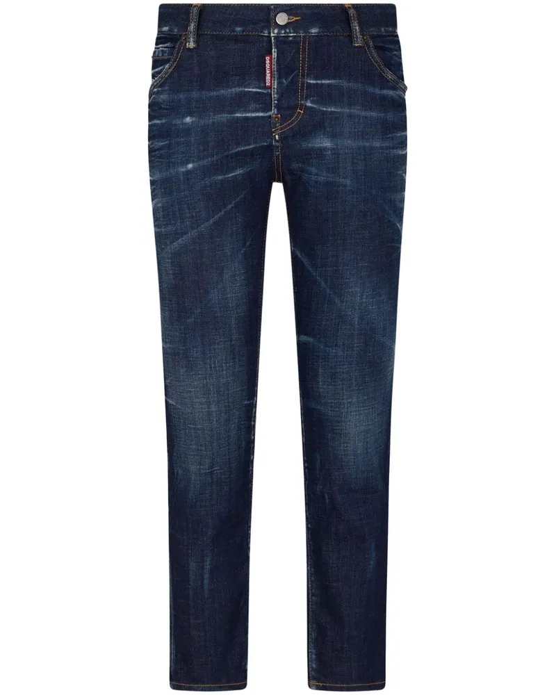 Dsquared2 Schmale Jeans - Blau Blau