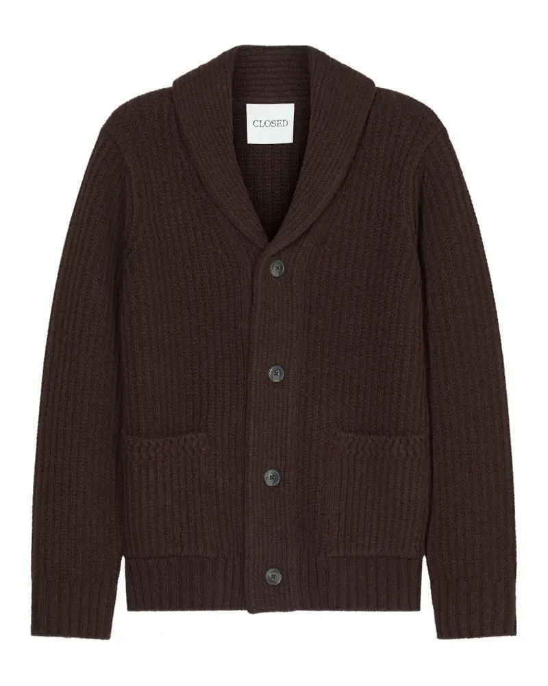 Closed Cardigan mit Schalkragen - Braun Braun