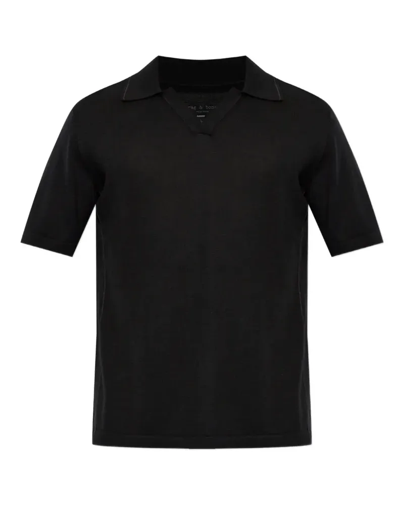 Rag & Bone Kurzärmeliger Pullover - Schwarz Schwarz