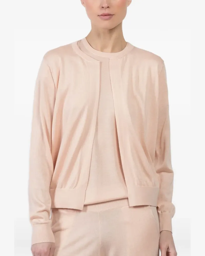 Frenckenberger open-front cardigan - Nude Nude