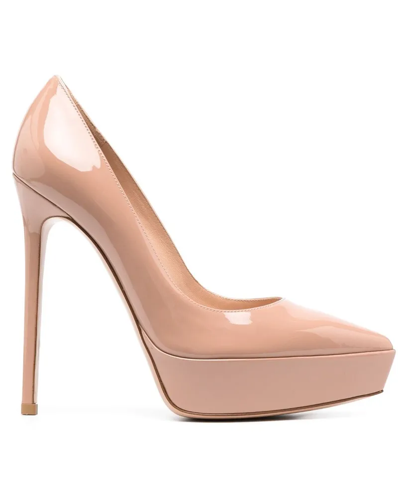 Gianvito Rossi Stiefel aus Lackleder 130mm - Rosa Rosa