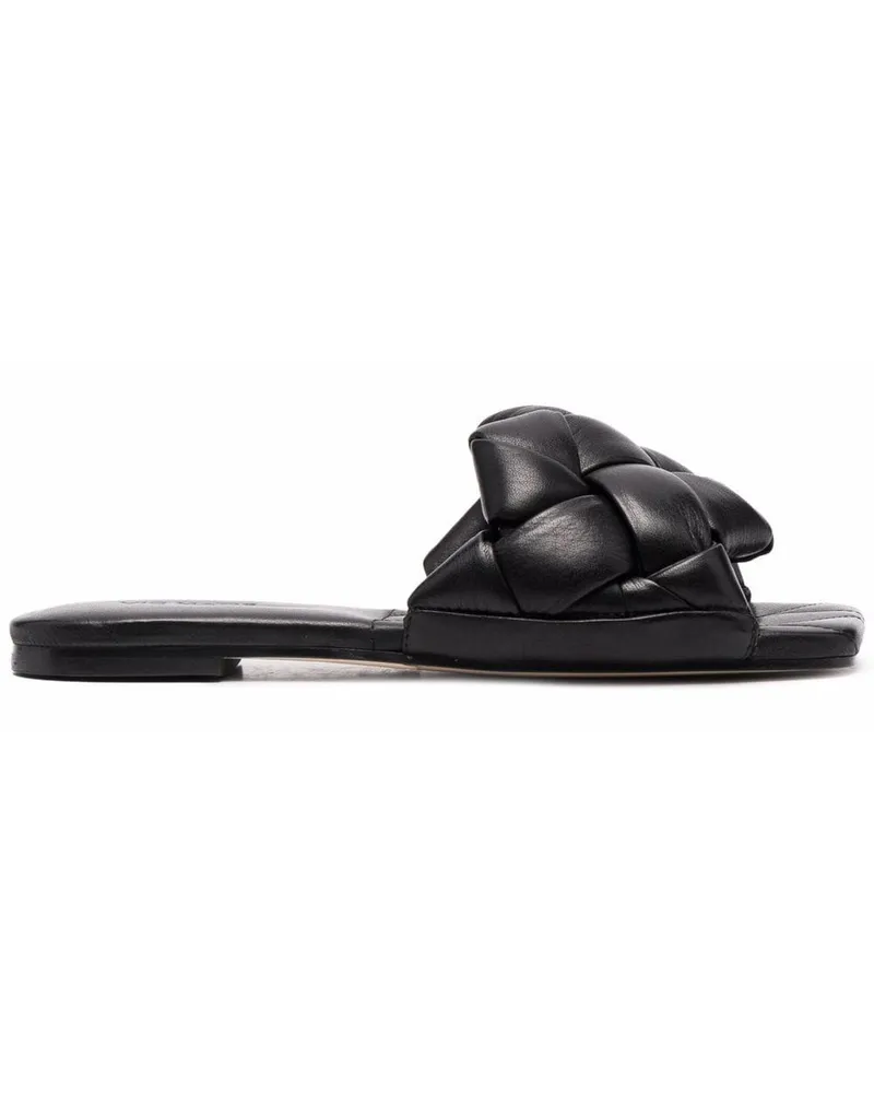 Vic Matié Sandalen mit eckiger Spitze - Schwarz Schwarz