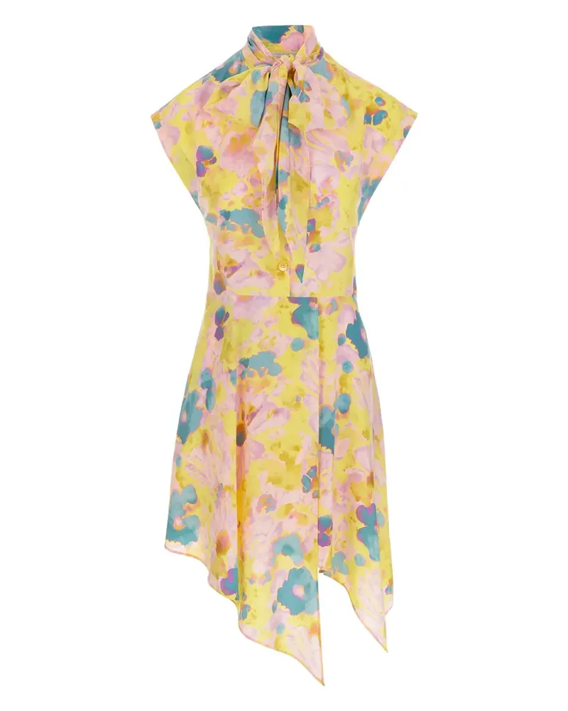 Stella McCartney Kleid mit Blumenmuster - Gelb Gelb
