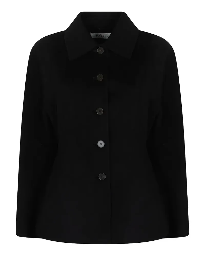 Róhe Skulpturale Jacke - Schwarz Schwarz