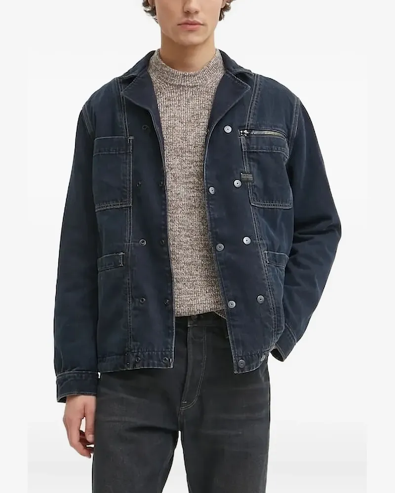 G-STAR RAW Correct Jacke mit Tasche - Blau Blau