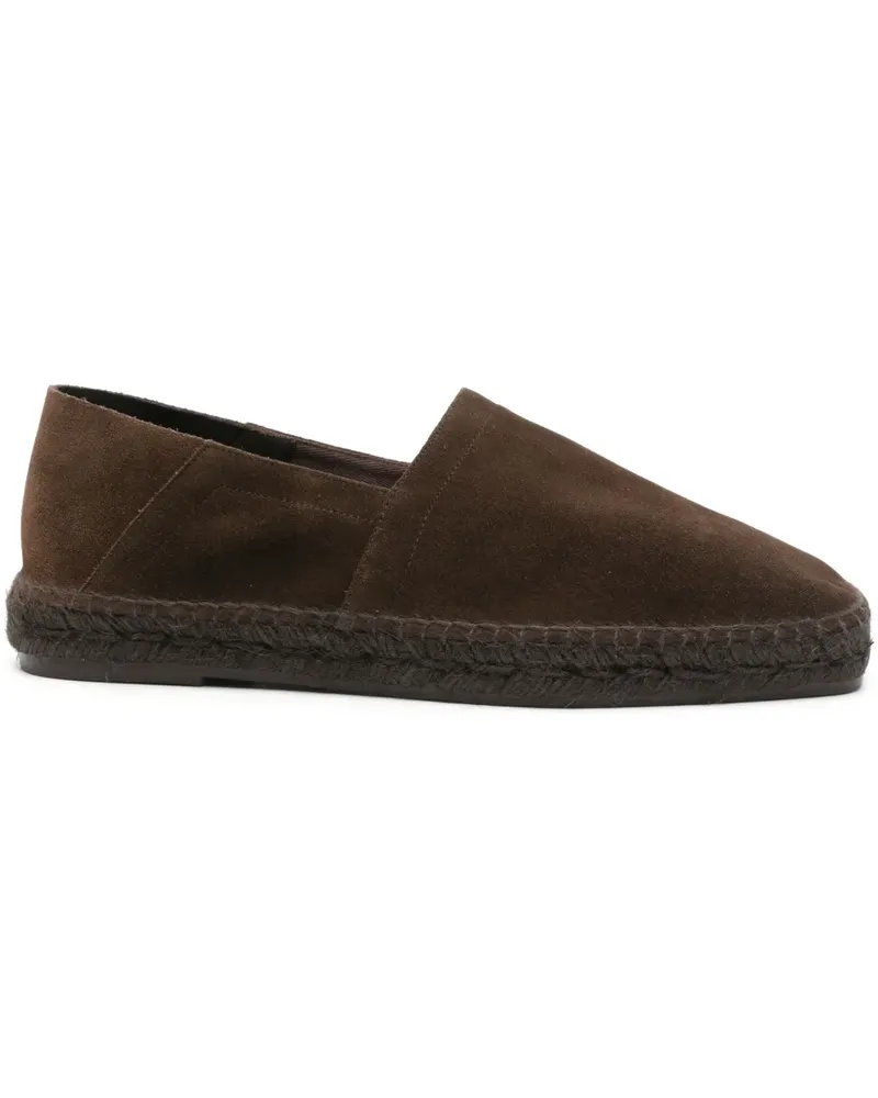 Tom Ford Espadrilles aus Wildleder - Braun Braun