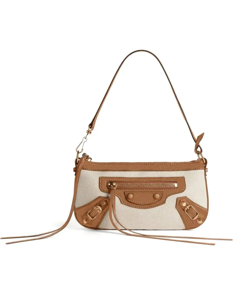 Balenciaga City Schultertasche - Nude Nude