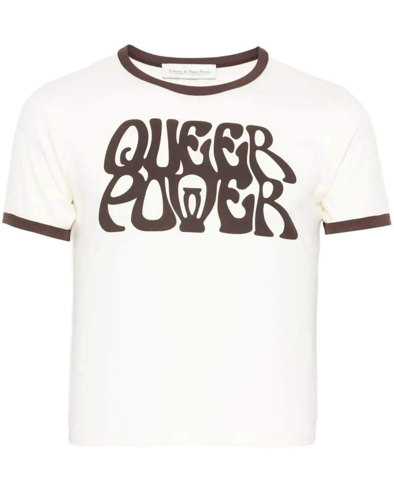 Ludovic de Saint Sernin Queer Power T-Shirt - Nude Nude