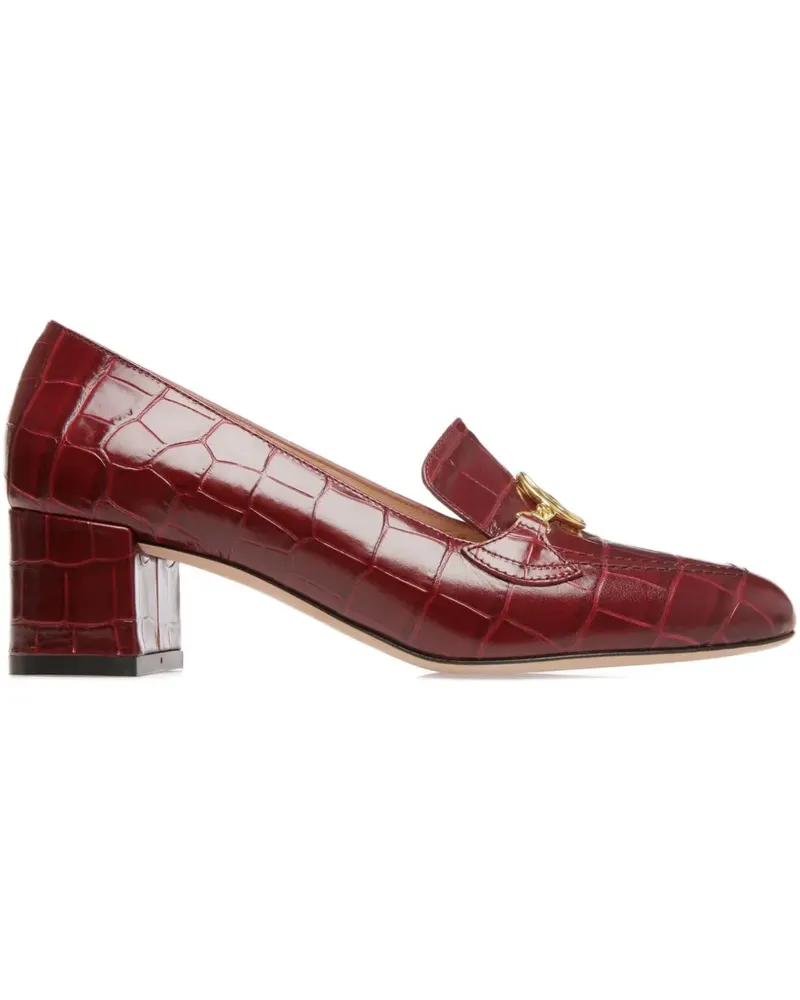 Bally Obrien Pumps mit Kroko-Effekt - Rot Rot