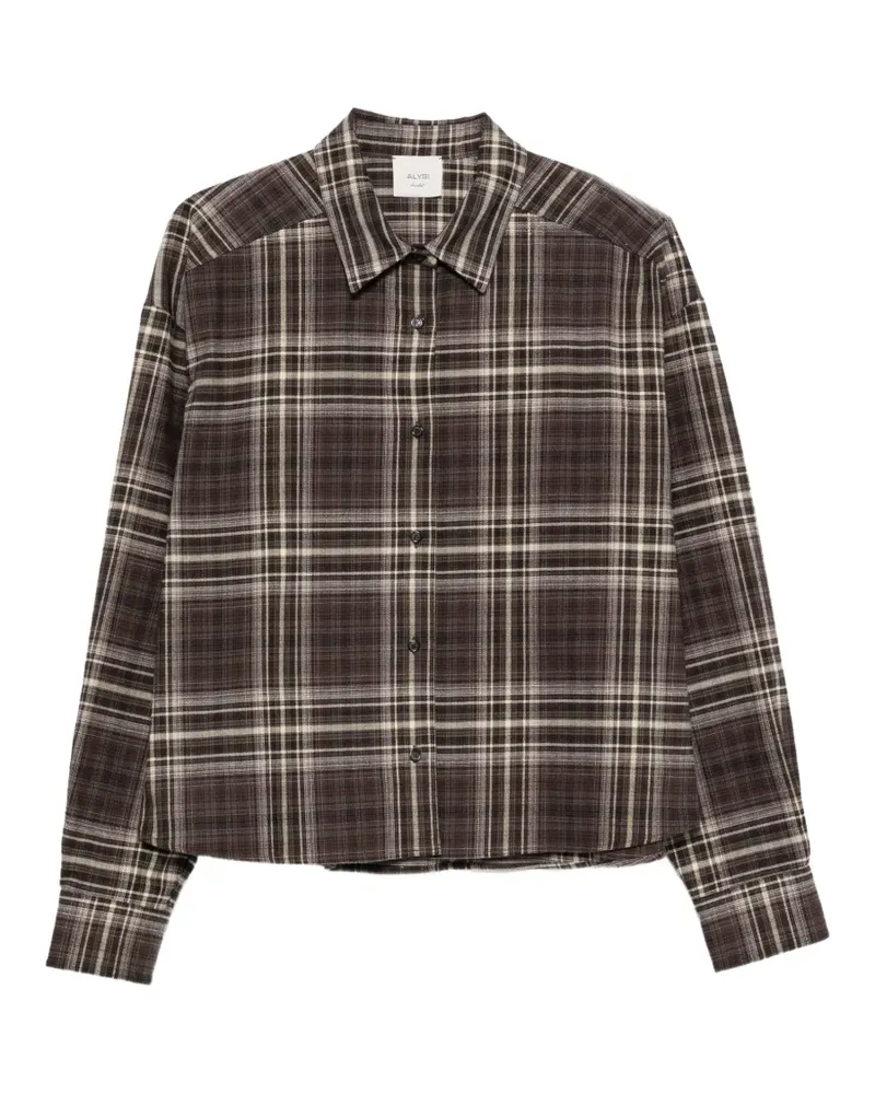 ALYSI plaid shirt - Braun Braun
