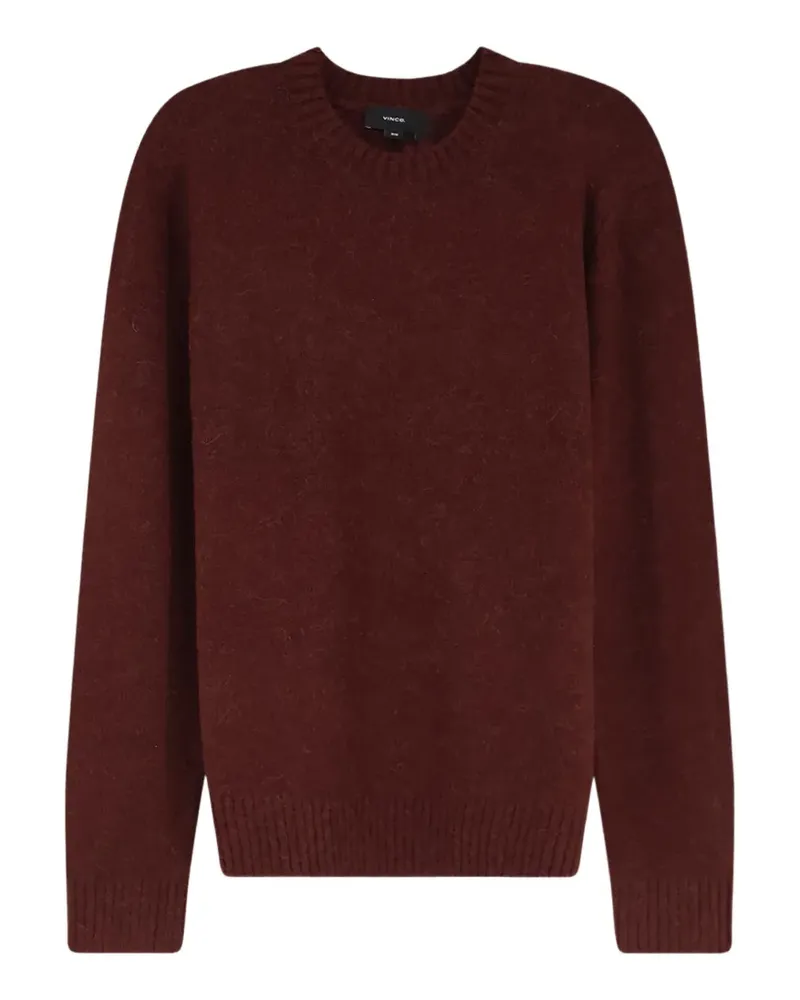 Vince Melierter Pullover - Rot Rot