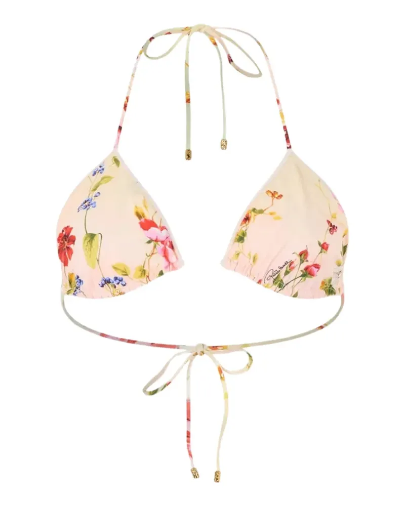 Roberto Cavalli Bikini mit Blumen-Print - Rosa Rosa