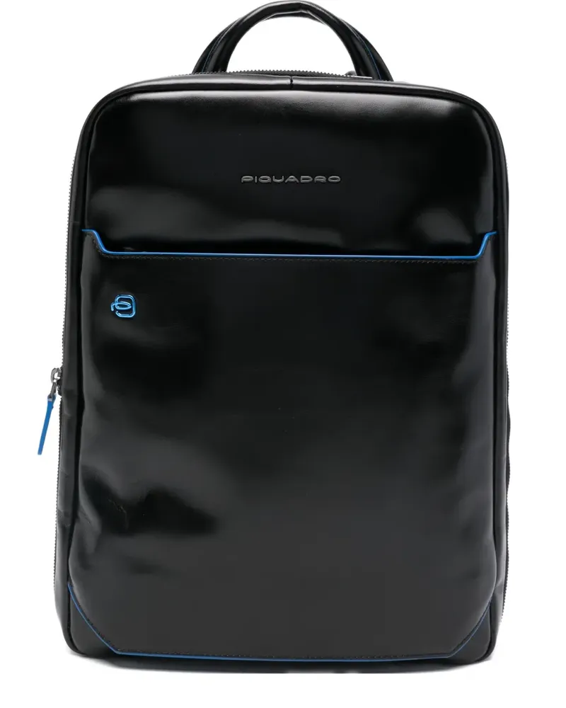Piquadro Wasserfester Rucksack - Schwarz Schwarz