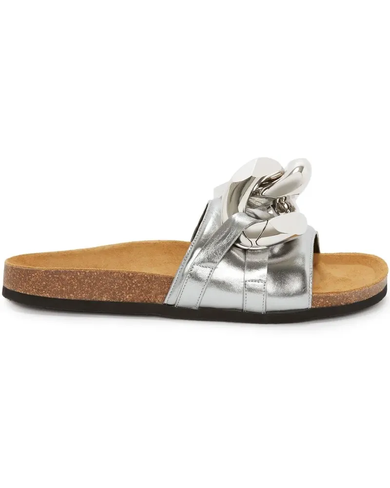J.W.Anderson Metallische Pantoletten - Grau Grau