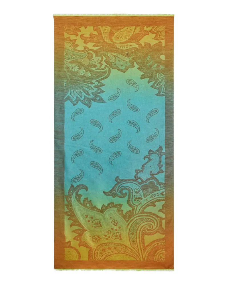 Etro Schal mit grafischem Print - Orange Orange