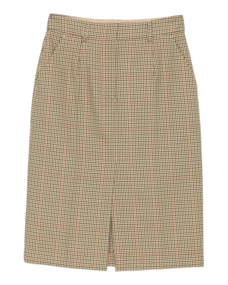 TELA Gemusterter Camden Midirock - Nude Nude