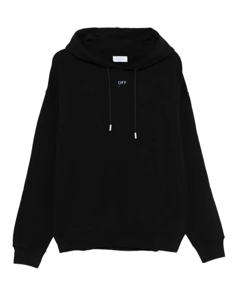 OFF-WHITE Hoodie mit Logo-Motiv - Schwarz Schwarz