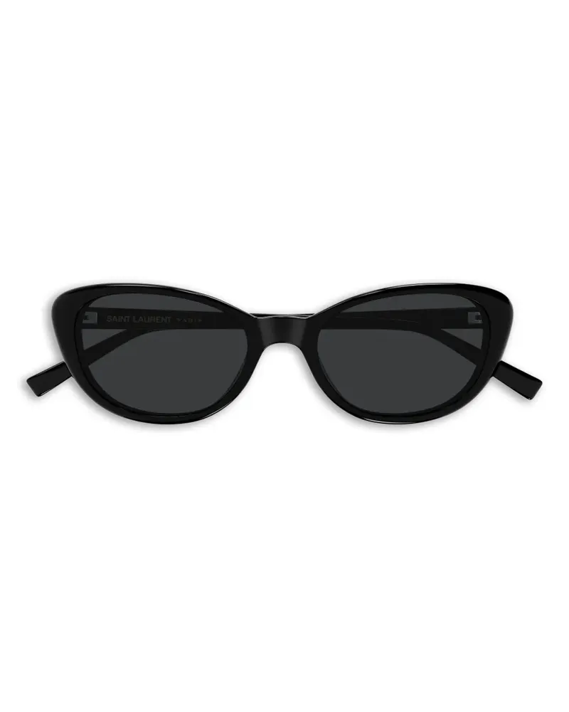 Saint Laurent Sonnenbrille mit Cat-Eye-Gestell - Schwarz Schwarz