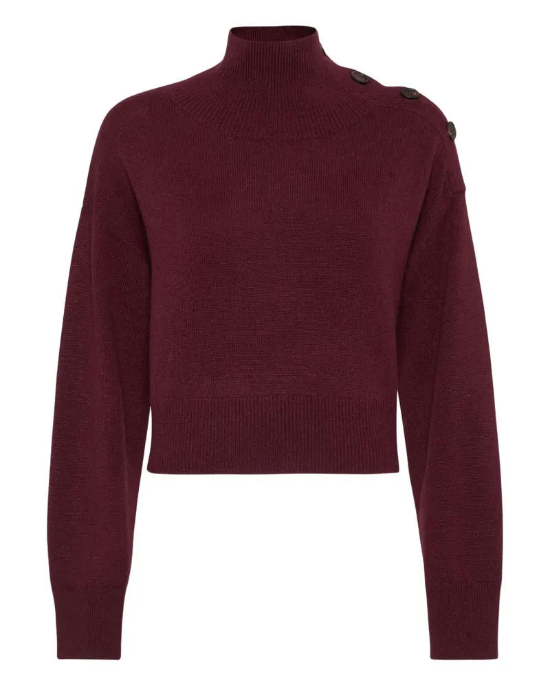 Brunello Cucinelli Klassischer Kaschmirpullover - Rot Rot