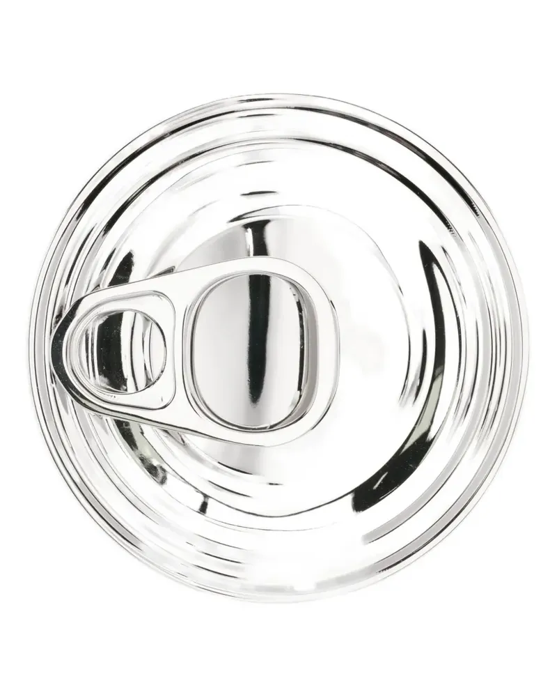 Jean Paul Gaultier logo-engraved hair clip - Silber Silber