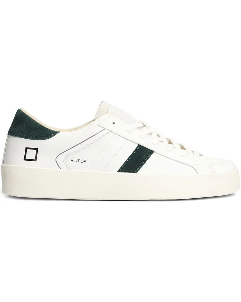 D.A.T.E. Sneakers mit Ledereinsätzen - Weiß Weiß