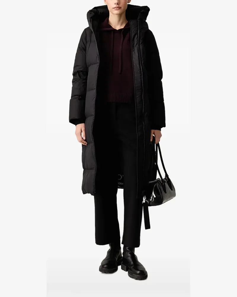 Marc O'Polo Gesteppter Kapuzenmantel - Schwarz Schwarz