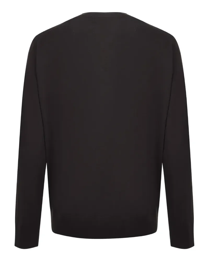 Paolo Pecora Milano wool crew neck sweater - Braun Braun