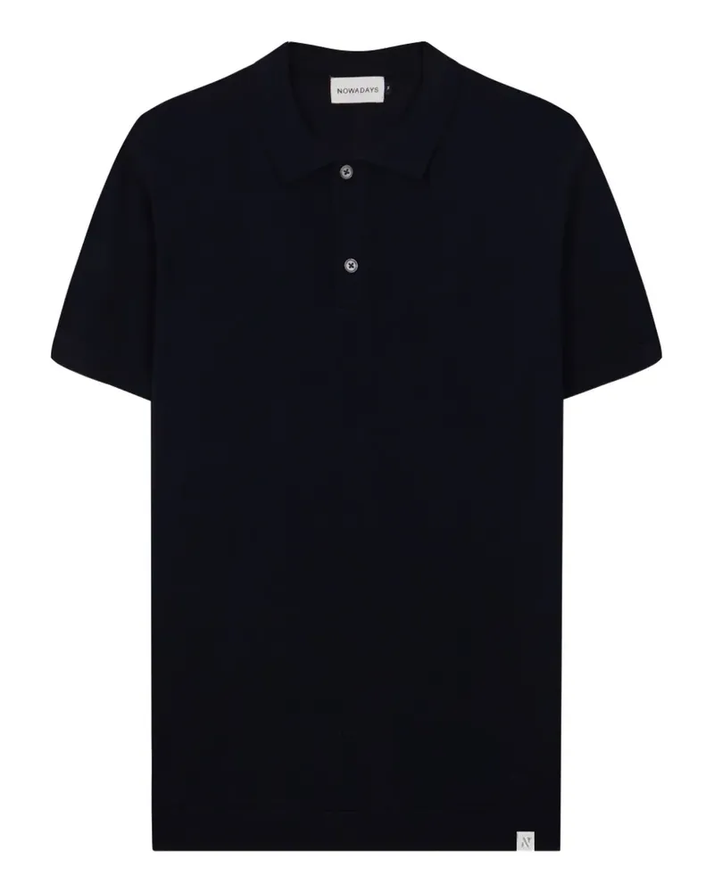 Nowadays short-sleeve polo shirt - Blau Blau