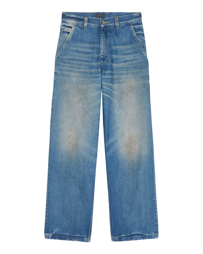 Haikure faded-effect wide-leg jeans - Blau Blau