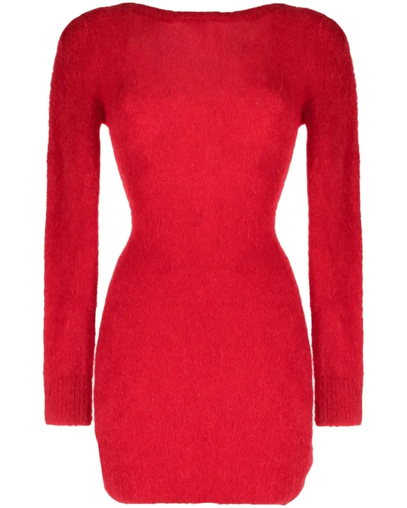 ba&sh Rückenfreies Tunia Minikleid - Rot Rot