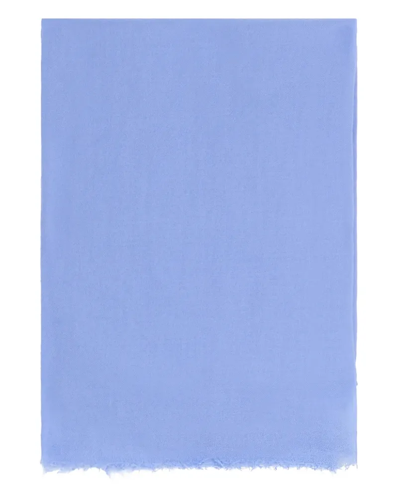 Malo frayed scarf - Blau Blau