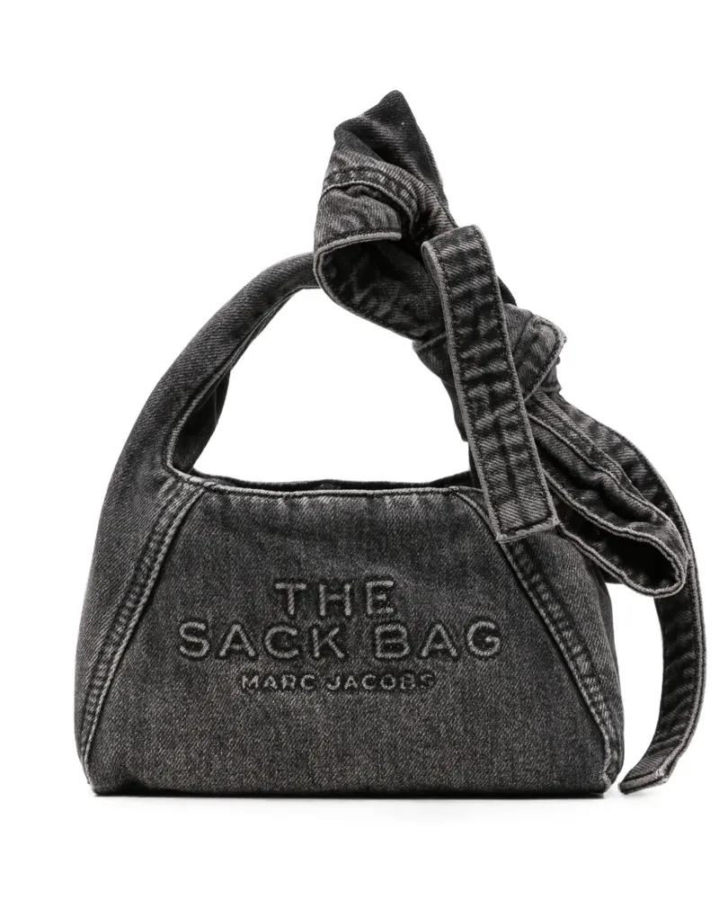 Marc Jacobs The Sack denim tote bag - Schwarz Schwarz