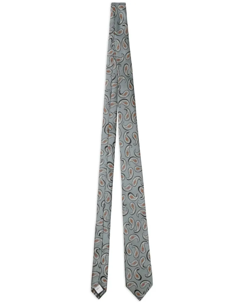 Burberry Krawatte mit Paisleymuster - Grau Grau