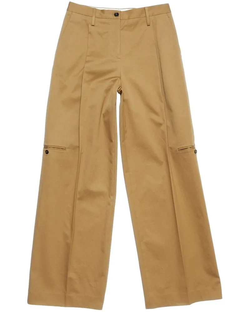 Acne Studios Klassische Twill-Hose - Braun Braun