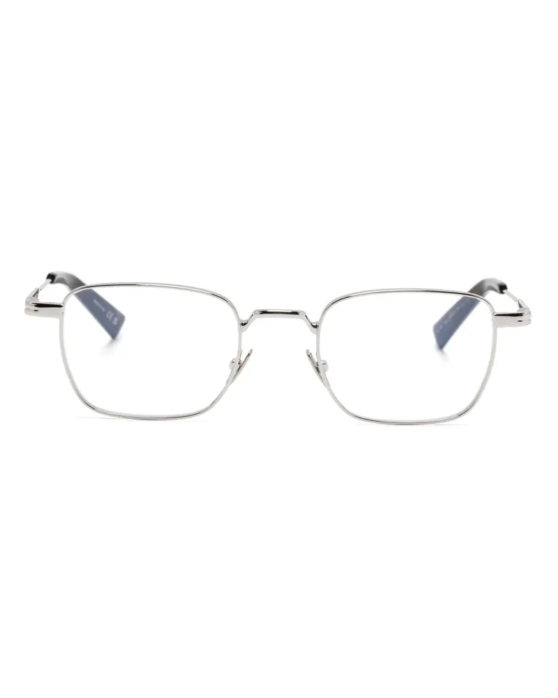 Saint Laurent Brille mit eckigem Gestell - Silber Silber