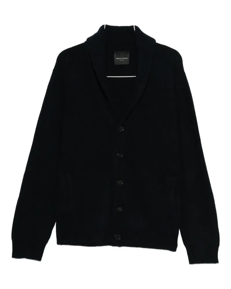 Roberto Collina ribbed-knit cardigan - Blau Blau