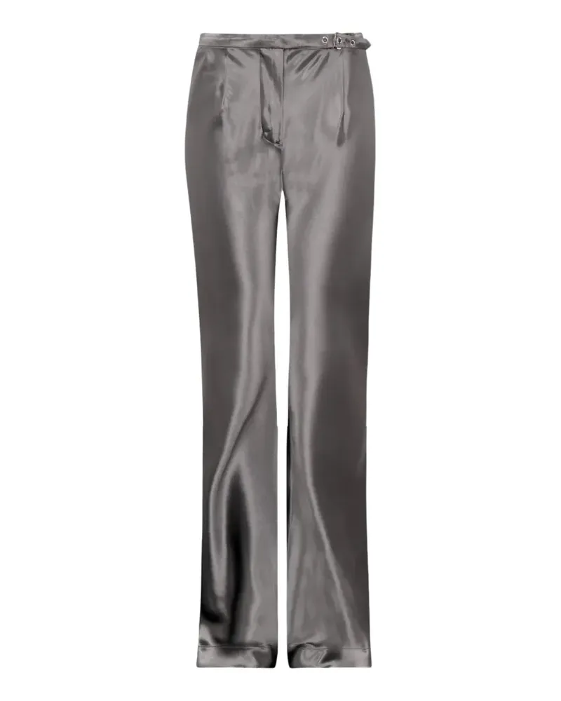 Paris Georgia Elegante Hose mit Gürtel - Grau Grau